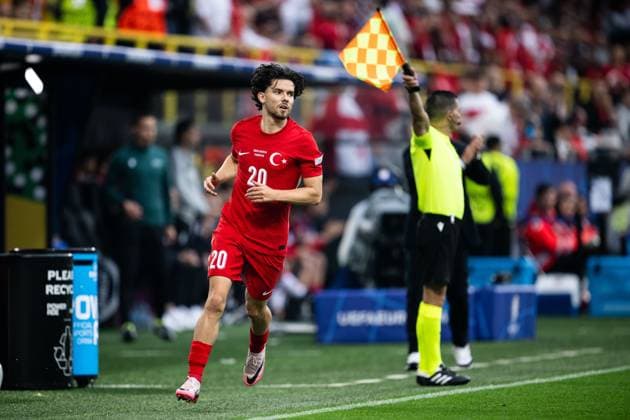 240618 Ferdi Kadiouglu of Türkiye during the UEFA Euro 2024 Football Championship match between Türkiye and Georgia on June 18, 2024 in Dortmund Photo Jesper Zerman BILDBYRAN kod JZ JZ0541 fotboll football soccer fotballs em europamästerskap em uefa euro uefa european football championship euro 2024 türkiye georgien georgia bbeng turkiet turkey  Copyright: JESPERxZERMAN BB240618JZ055