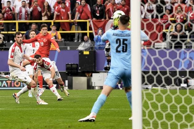 Turkey s Kenan Yildiz during the Euro 2024 soccer match between Turkey and Georgia at the Signal Iduna Park, Dortmund, Germany - Tuesday 18, 2024. - Soccer.  Copyright: xFabioxFerrari LaPressex