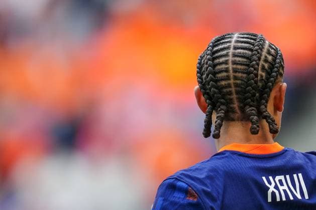 GER: Poland v Netherlands. UEFA EURO, EM, Europameisterschaft,Fussball 2024 Xavi Simons of Netherlands during the UEFA Euro 2024 match between Poland and Netherlands, Group D, date 1, played at Volksparkstadion on June 16, 2024 in Hamburg, Germany. kpng Copyright: xBaguxBlancox xxPRESSINPHOTOx PS_240616_POL_NED_739