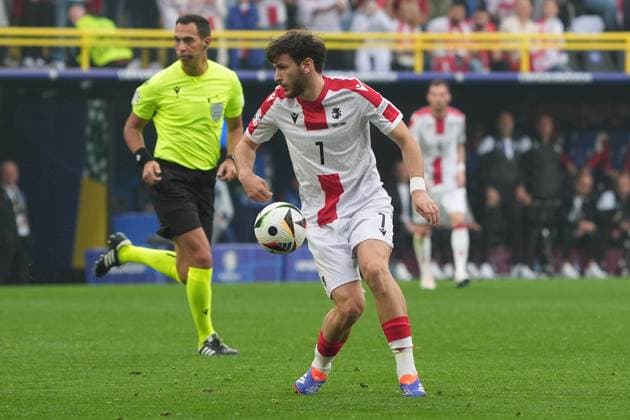 Khvicha Kvaratskhelia Georgia, Georgia, 07 Dortmund 18 06 2024 Turkey vs Georgia, EURO2024 M11, Group F, EM Arena Dortmund