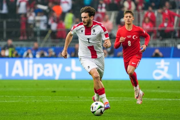 Khvicha Kvaratskhelia Georgia, Georgia, 07 Dortmund 18 06 2024 Turkey vs Georgia, EURO2024 M11, Group F, EM Arena Dortmund