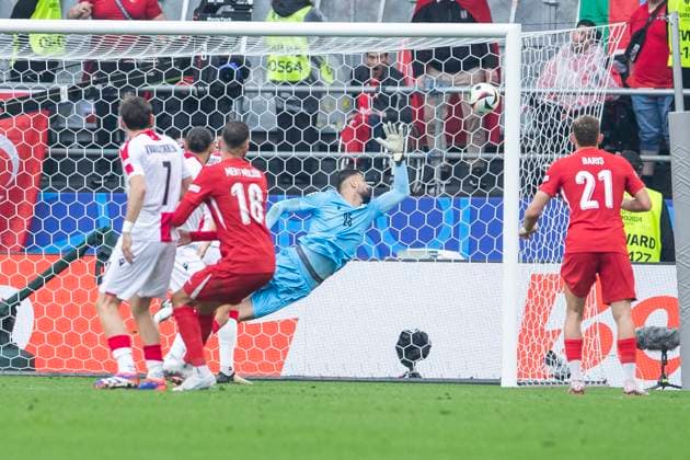 UEFA EURO 2024 Turkey Georgia 18 06 2024 Mert Müldür Turkey, 18 scores the goal to 1 0 UEFA EURO 2024 Turkey Georgia Stadion Dortmund, Dortmund on 18 06 2024 Copyright: xBEAUTIFULxSPORTS Meuselx
