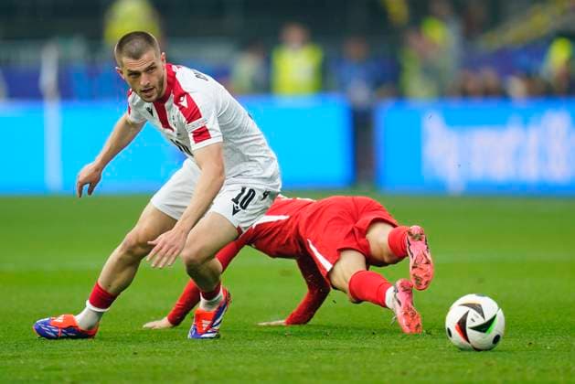 GER: Turkiye v Georgia. UEFA EURO, EM, Europameisterschaft,Fussball 2024 Giorgi Chakvetadze of Georgia during the UEFA Euro 2024 match between Turkiye and Georgia, Group F, date 1, played at BVB Stadion on June 18, 2024 in Dortmund, Germany. kpng Copyright: xSergioxRuizx xPRESSINPHOTOx PS_240618_TUR_GEO_832