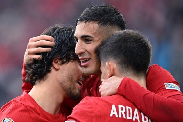 Dortmund (Germania) 18 06 2024 - Euro 2024 Turchia-Georgia foto Image nella foto: esultanza gol Mert Moldur 