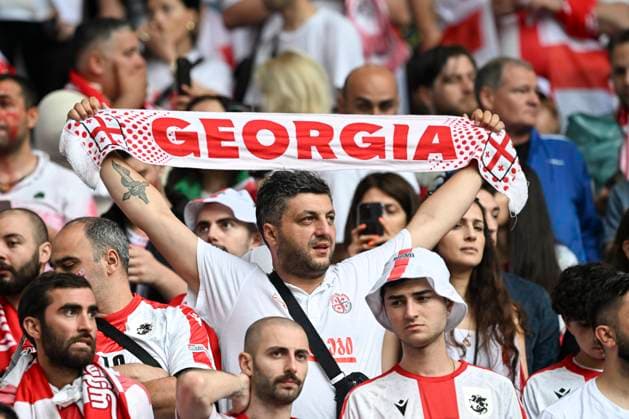 Fan Georgia, Turkey vs Georgia, Football, UEFA Euro 2024, Group stage, Matchday 1, 18 06 2024 Dortmund North Rhine-Westphalia Germany Copyright: xkolbert-press MarcxNiemeyerx