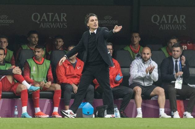 18th June 2024; BVB Stadion Dortmund, Dortmund, Germany; Euro 2024 Group F Football, Turkey versus Georgia; Coach Vincenzo Montella (TUR)  ActionPlus12656492 TomaszxJastrzebowski