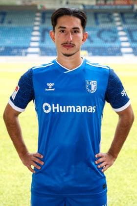 Jason Ceka 1 FC Magdeburg,10 2 Soccer Bundesliga Season 2024 2025 Photo session 1 FC Magdeburg with new additions and team in the new home jersey at the AVNET Arena in Magdeburg Soccer,Man,Men,Germany,18 06 2024