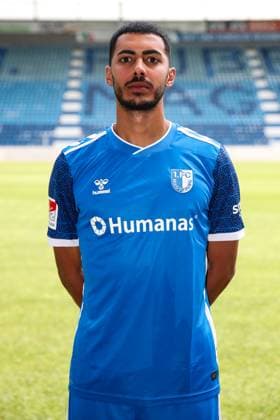 Tarek Chahed 1 FC Magdeburg,34 2 Soccer Bundesliga Season 2024 2025 Photo session 1 FC Magdeburg with new additions and team in the new home jersey at the AVNET Arena in Magdeburg Soccer,Man,Men,Germany,18 06 2024