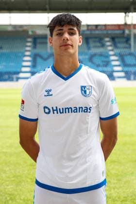 Goalkeeper Robert Kampa 1 FC Magdeburg,40 2 Soccer Bundesliga Season 2024 2025 Photo session 1 FC Magdeburg with new additions and team in the new home jersey in the AVNET Arena in Magdeburg Soccer,Man,Men,Germany,18 06 2024