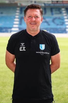 Coach Christian Titz 1 FC Magdeburg 2 Soccer Bundesliga Season 2024 2025 Photo session 1 FC Magdeburg with new additions and team in the new home jersey at the AVNET Arena in Magdeburg Soccer,Man,Men,Germany,18 06 2024