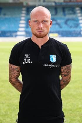Athletic trainer Jannik Kirchenkamp 1 FC Magdeburg 2 Soccer Bundesliga season 2024 2025 Photo session 1 FC Magdeburg with new additions and team in the new home jersey at the AVNET Arena in Magdeburg Soccer,Man,Men,Germany,18 06 2024