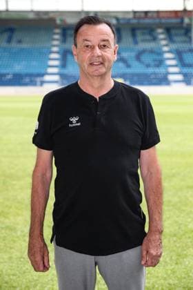 Managing Director Sports Otmar Schork 1 FC Magdeburg 2 Soccer Bundesliga Season 2024 2025 Photo session 1 FC Magdeburg with new additions and team in the new home jersey at the AVNET Arena in Magdeburg Soccer,Man,Men,Germany,18 06 2024