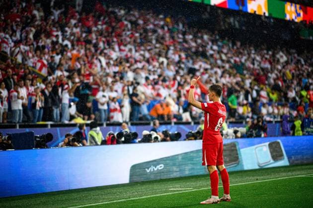DORTMUND, GERMANY - 18 JUNE, 2024: Arda Güler, The football match of EURO 2024 Turkey vs. Georgia at Signal Iduna Park  Copyright: xVITALIIxKLIUIEVx
