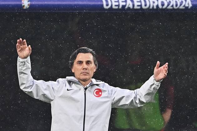 Germany Soccer Euro 2024 Turkey - Georgia 8710808 18.06.2024 Turkey s head coach Vincenzo Montella reacts during the UEFA EURO, EM, Europameisterschaft,Fussball 2024 Group F soccer match between Turkey and Georgia at the BVB Stadion in Dortmund, Germany. Alexey Filippov Sputnik Dortmund Germany  Copyright: xAlexeyxFilippovx