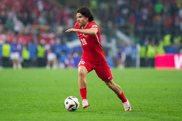UEFA EURO 2024 Turkey Georgia 18 06 2024 Ferdi Kadioglu Turkey, 20 UEFA EURO 2024 Turkey Georgia Dortmund Stadium, Dortmund on 18 06 2024 Copyright: xBEAUTIFULxSPORTS Meuselx