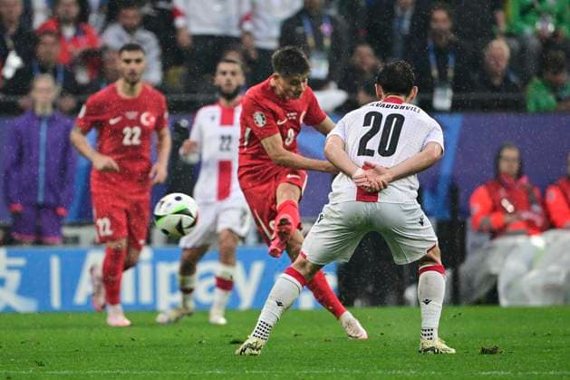 Goal for 2 1 by Arda Gueler 8 Turkey , Turkey vs Georgia, Football, UEFA Euro 2024, Group stage, Matchday 1, 18 06 2024 Dortmund Nordrhein Westfalen Germany Copyright: xkolbert-press MarcxNiemeyerx
