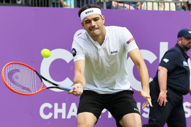 TENNIS - ATP, Tennis Herren Queen s Club Championships LONDON,ENGLAND,18.JUN.24 - TENNIS - ATP World Tour, Queen s Club Championships. Image shows Taylor Fritz (USA).  GEPAxpictures xAlanxGrieves
