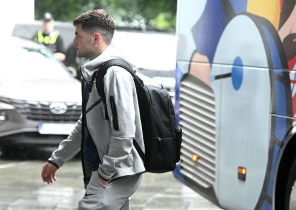 UEFA EURO, EM, Europameisterschaft,Fussball 2024: Croatia football players arrive in hoptel in Hamburg Martin Baturina of Croatia arrive at hotel in Hamburg, Germany, on June 18, 2024. MarkoxLukunic PIXSELL