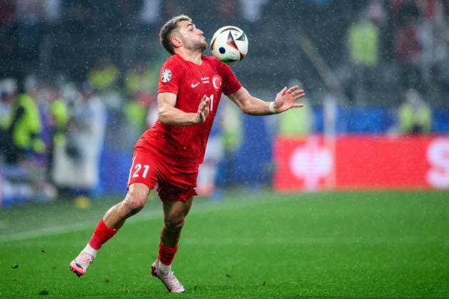 240618 Baris Alper Yilmaz of Türkiye during the UEFA Euro 2024 Football Championship match between Türkiye and Georgia on June 18, 2024 in Dortmund Photo Jesper Zerman BILDBYRAN kod JZ JZ0541 fotboll football soccer fotballs em europamästerskap em uefa euro uefa european football championship euro 2024 türkiye georgien georgia bbeng turkiet turkey  Copyright: JESPERxZERMAN BB240618JZ142