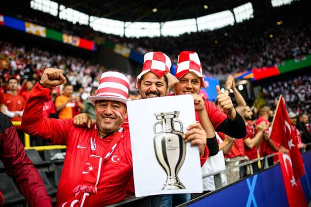 DORTMUND, GERMANY - 18 JUNE, 2024: The football match of EURO 2024 Turkey vs. Georgia at Signal Iduna Park  Copyright: xVITALIIxKLIUIEVx