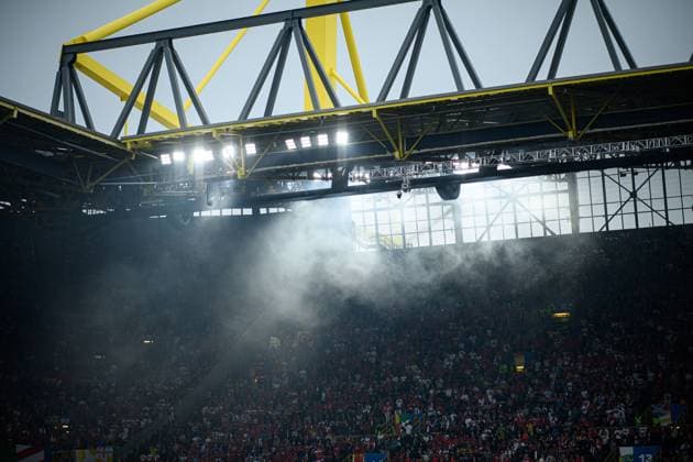 DORTMUND, GERMANY - 18 JUNE, 2024: The football match of EURO 2024 Turkey vs. Georgia at Signal Iduna Park  Copyright: xVITALIIxKLIUIEVx