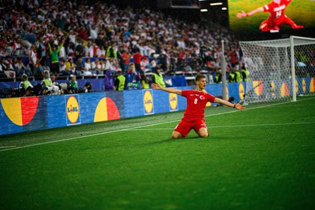DORTMUND, GERMANY - 18 JUNE, 2024: Arda Güler, The football match of EURO 2024 Turkey vs. Georgia at Signal Iduna Park  Copyright: xVITALIIxKLIUIEVx
