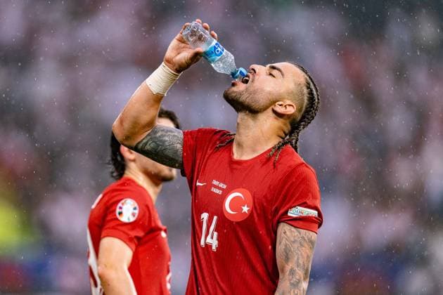 Abdulkerim Bardakci Turkey, 14 Turkey vs Georgia, Men, Football, 1 Matchday, EURO 2024, 18 06 2024, European Championship, Group F Turkey vs Georgia, Men, Football, 1 Matchday, EURO 2024, 18 06 2024, European Championship, Group F Dortmund Copyright: xEibner-Pressefoto BahhoxKarax EP_TUR