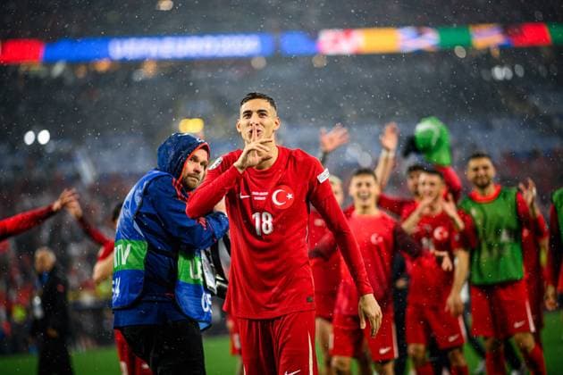 DORTMUND, GERMANY - 18 JUNE, 2024: Mert Müldür The football match of EURO 2024 Turkey vs. Georgia at Signal Iduna Park  Copyright: xVITALIIxKLIUIEVx