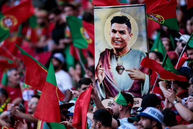 UEFA EURO 2024 Portugal Czech Republic 18 06 2024 Cristiano Ronaldo dos Santos Aveiro Portugal, 7 as saint image UEFA EURO 2024 Portugal Czech Republic Leipzig Stadium, Leipzig on 18 06 2024 Copyright: xBEAUTIFULxSPORTS Wunderlx