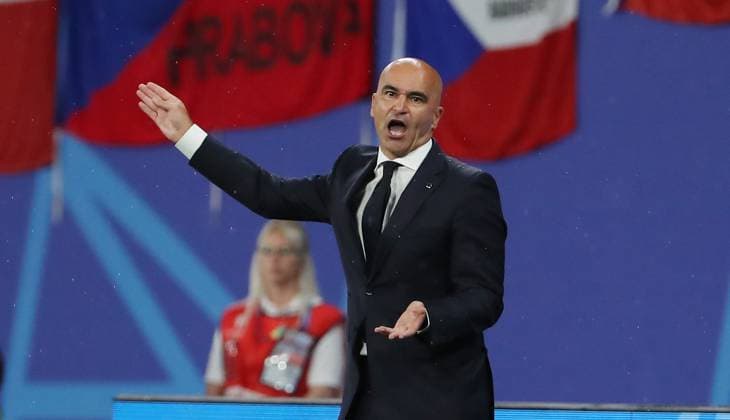 Coach Roberto Martinez pointing, gesturing action upper body Sport Football Soccer European Championship Euro 2024 European Championship Men Season 2023 2024 18 06 2024 Portugal POR vs Czech Republic CZE in Leipzig DFL regulations prohibit any use of photographs as image sequences and or quasi video