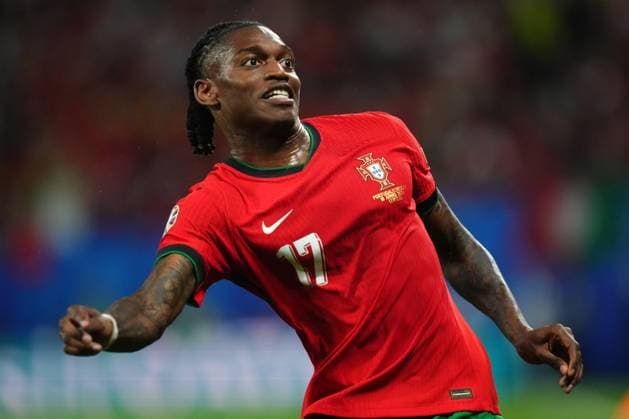 GER: Portugal v Czechia. UEFA EURO, EM, Europameisterschaft,Fussball 2024 Rafael Leao of Portugal during the UEFA Euro 2024 match between Portugal and Czechia, Group F, date 1, played at Red Bull Arena Stadium on June 18, 2024 in Leipzig, Germany. kpng Copyright: xBaguxBlancox xPRESSINPHOTOx PS_240618_POR_REP_041