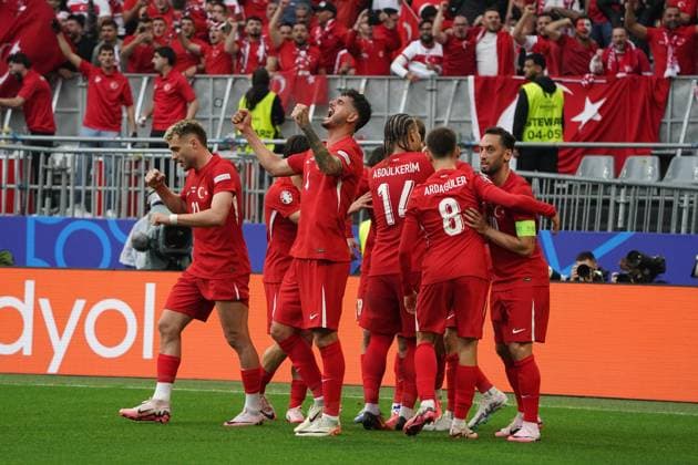 EURO 2024, Football, UEFA Euro 2024, Euro 2024, Group stage, Group F, Turkey Georgia BVB Stadion Dortmund Samet Akayydin Turkey, cheers