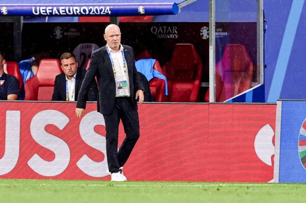 2024-06-18 Portugal v Czechia - Group F - UEFA EURO, EM, Europameisterschaft,Fussball 2024 LEIPZIG, GERMANY - JUNE 18: Head Coach Ivan Hasek of Czechia looks on during the Group F - UEFA EURO 2024 match between Portugal and Czechia at Red Bull Arena on June 18, 2024 in Leipzig, Germany. (Photo by Peter Lous BSR Agency) Leipzig Germany Content not available for redistribution in The Netherlands directly or indirectly through any third parties. Copyright: xBSRxAgencyx