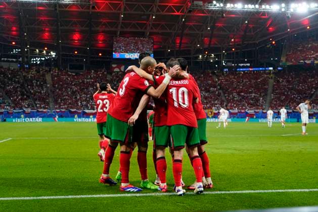 GER: Portugal v Czechia. UEFA EURO, EM, Europameisterschaft,Fussball 2024 Portugal players during the UEFA Euro 2024 match between Portugal and Czechia, Group F, date 1, played at Red Bull Arena Stadium on June 18, 2024 in Leipzig, Germany. kpng Copyright: xBaguxBlancox xPRESSINPHOTOx PS_240618_POR_REP_058