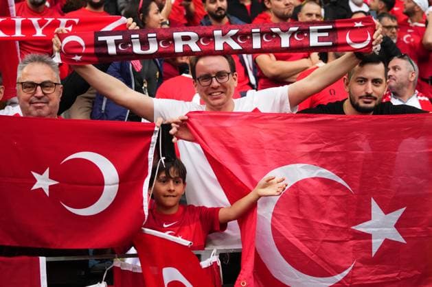 GER: Turkiye v Georgia. UEFA EURO, EM, Europameisterschaft,Fussball 2024 Turkiye fans during the UEFA Euro 2024 match between Turkiye and Georgia, Group F, date 1, played at BVB Stadion on June 18, 2024 in Dortmund, Germany. kpng Copyright: xSergioxRuizx xPRESSINPHOTOx PS_240618_TUR_GER_030
