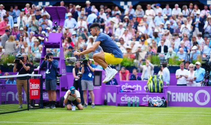 Carlos Alcaraz Cinch Championships, Day 2, Tennis, Queen s Club, London, UK - 18 June 2024  Copyright: xJavierxGarcia Shutterstockx 14543312ca