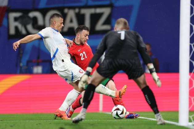 Leipzig Stadium Leipzig, Tuesday, June 18, 2024 UEFA EURO 2024 Germany, Group F stage Matchday 1 Group F Portugal Czechia, Diogo Jota Portugal Copyright: JoaquimxFerreira