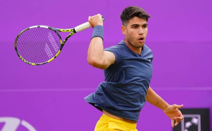 Carlos Alcaraz Cinch Championships, Day 2, Tennis, Queen s Club, London, UK - 18 June 2024  Copyright: xJavierxGarcia Shutterstockx 14543312dv