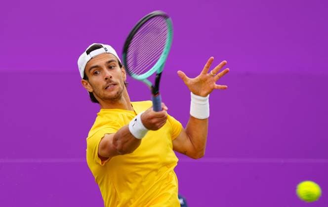 Lorenzo Musetti Cinch Championships, Day 2, Tennis, Queen s Club, London, UK - 18 June 2024  Copyright: xJavierxGarcia Shutterstockx 14543312ep