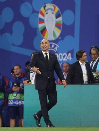 - Portugal v Czech Republic, UEFA EURO, EM, Europameisterschaft,Fussball 2024, Group Stage, Group F, Football Stadium Leipzig, RedBull Arena, Leipzig, Germany - 18th June 2024. Roberto Martinez manager of Portugal. - Portugal v Czech Republic, UEFA Euro 2024, Group Stage, Group F, Football Stadium Leipzig, RedBull Arena, Leipzig, Germany - 18th June 2024. Leipzig, Football Stadium Leipzig RedBull Arena Germany Copyright: xDanxWeirx CP_Portugal_Czechia_89