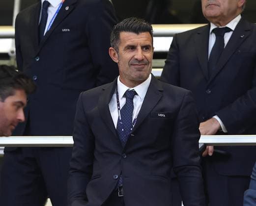 - Portugal v Czech Republic, UEFA EURO, EM, Europameisterschaft,Fussball 2024, Group Stage, Group F, Football Stadium Leipzig, RedBull Arena, Leipzig, Germany - 18th June 2024. Luis Figo UEFA football advisor watches on from the stands. - Portugal v Czech Republic, UEFA Euro 2024, Group Stage, Group F, Football Stadium Leipzig, RedBull Arena, Leipzig, Germany - 18th June 2024. Leipzig, Football Stadium Leipzig RedBull Arena Germany Copyright: xDanxWeirx CP_Portugal_Czechia_90