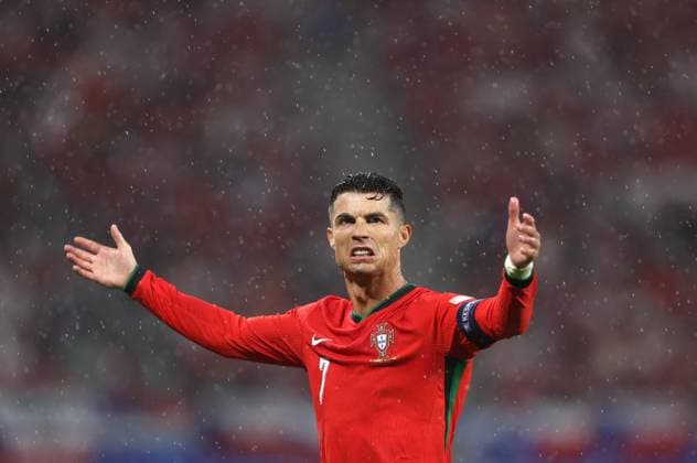 - Portugal v Czech Republic, UEFA EURO, EM, Europameisterschaft,Fussball 2024, Group Stage, Group F, Football Stadium Leipzig, RedBull Arena, Leipzig, Germany - 18th June 2024. Cristiano Ronaldo of Portugal & Al-Nassr. - Portugal v Czech Republic, UEFA Euro 2024, Group Stage, Group F, Football Stadium Leipzig, RedBull Arena, Leipzig, Germany - 18th June 2024. Leipzig, Football Stadium Leipzig RedBull Arena Germany Copyright: xDanxWeirx CP_Portugal_Czechia_201