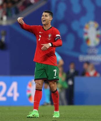 - Portugal v Czech Republic, UEFA EURO, EM, Europameisterschaft,Fussball 2024, Group Stage, Group F, Football Stadium Leipzig, RedBull Arena, Leipzig, Germany - 18th June 2024. Cristiano Ronaldo of Portugal & Al-Nassr. - Portugal v Czech Republic, UEFA Euro 2024, Group Stage, Group F, Football Stadium Leipzig, RedBull Arena, Leipzig, Germany - 18th June 2024. Leipzig, Football Stadium Leipzig RedBull Arena Germany Copyright: xDanxWeirx CP_Portugal_Czechia_211
