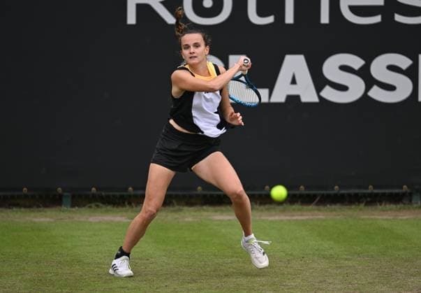 Clara Burel of France in action during her first round match Rothesay Classic Birmingham, Day 2, Tennis, Edgbaston Priory Club, Birmingham, UK - 18 June 2024  Copyright: xAnnaxGowthorpe Shutterstockx 14543313ds