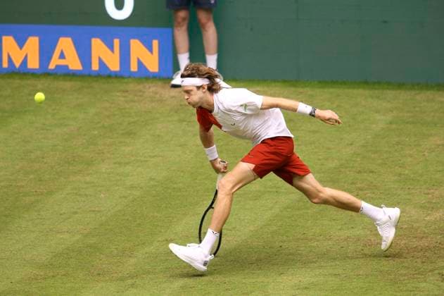 photo Andrey RUBLEV RUS Tennis Tournament Terra Wortmann Cup at Gerry Weber Sportpark OWL Arena in Halle Westfalen Tue 18 06 2024