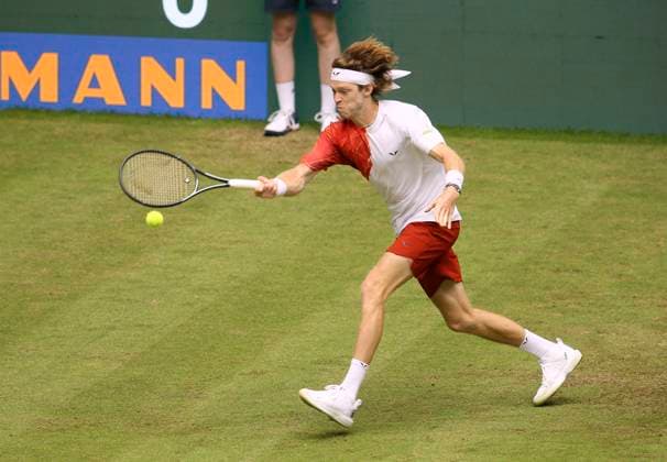 photo Andrey RUBLEV RUS Tennis Tournament Terra Wortmann Cup at Gerry Weber Sportpark OWL Arena in Halle Westfalen Tue 18 06 2024