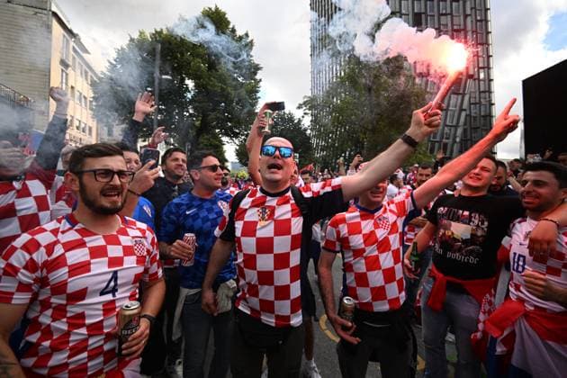 EURO 2024, Croatia - Albania, Fans before the match
