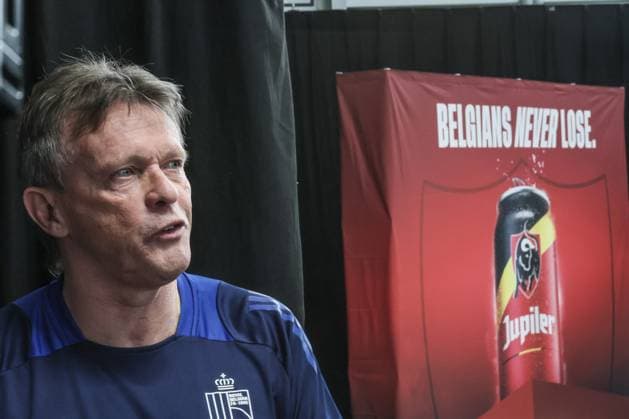 RBFA sports director Football Frank Vercauteren pictured during an informal press moment of Belgian national soccer team Red Devils, Wednesday 19 June 2024 at their base camp in Freiberg am Neckar, Germany, during the UEFA EURO, EM, Europameisterschaft,Fussball 2024 European Soccer Championships. The Red Devils play in Group E at the Euro 2024 European Championships in Germany. BRUNOxFAHY  x94853421x