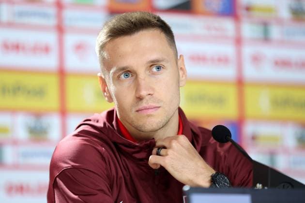 HANOWER 19.06.2024 KONFERENCJA PRASOWA REPREZENTACJI POLSKI NA EURO 2024 --- POLISH FOOTBALL national team, Nationalteam press conference, PK, Pressekonferenz ON EURO 2024 IN HANOVER PRZEMYSLAW FRANKOWSKI FOT. PIOTR KUCZA FOTOPYK NEWSPIX.PL --- Newspix.pl  240619PYK011