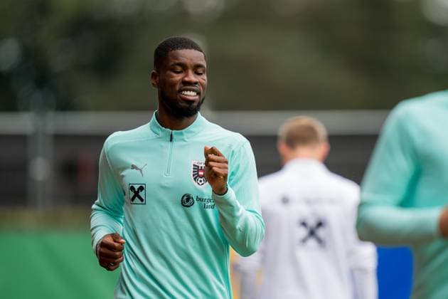 SOCCER - UEFA EURO, EM, Europameisterschaft,Fussball 2024 BERLIN,GERMANY,19.JUN.24 - SOCCER -UEFA EURO 2024, OEFB, Oesterreichischer Fussball-Bund, training. Image shows Kevin Danso (AUT).  GEPAxpictures xJohannesxFriedl
